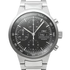 IWC Boxed GST Chronograph Ref  IW370708 Black Watch
