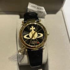 Vivienne Westwood Women's Black Star Pattern Watch Official