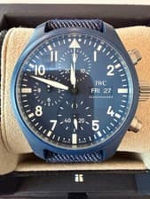 2023 IWC Pilot's Watch Chronograph "Oceana" Top Gun Blue Ceramic Case (IW389404)