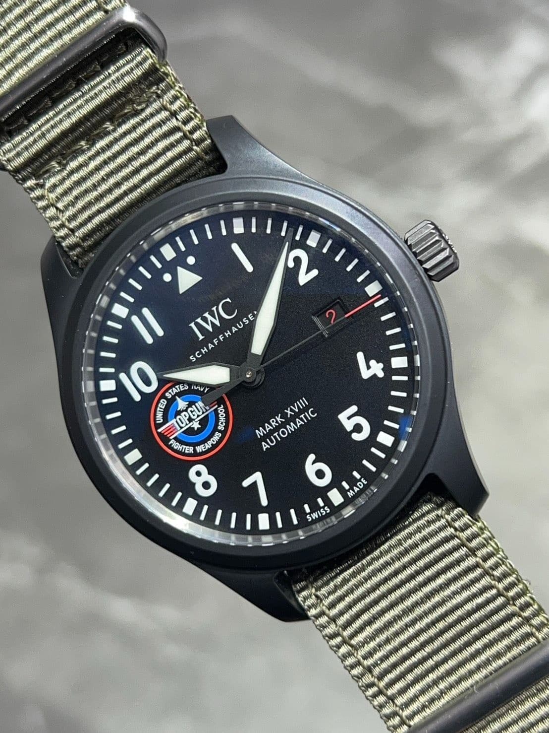 IWC Pilot Mark XVIII Top Gun SFTI IW324712 2022 Ceramic 41mm