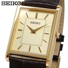 SEIKO Watch Essentials Quartz Sapphire 5 ATM Water Resistant Simple Men s SWR106