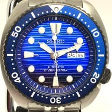 SEIKO Diver Watch SBDY021 Blue Turtle Save the Ocean Mechanical 4R36