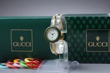 [Near MINT w/ BOX] Gucci 11/12 Change Bezel 12 Colors Quartz Ladies Swiss Watch