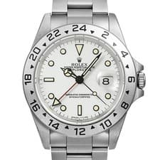 ROLEX Explorer 2 16570 White Case Size 40mm x 40mm Men's Used Watch #452921