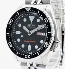 Read! [NEAR MINT] SEIKO Black Boy 7S26-0020 SKX007 Divers Automatic Men's Japan