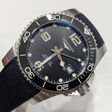 Longines Hydroconquest Mens Watch 41mm Black Dial L3.781.4.56.9