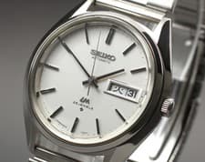Vintage 1971 [Top MINT] Seiko Lord Matic 5606-7190 37mm AT Mens Watch From JAPAN