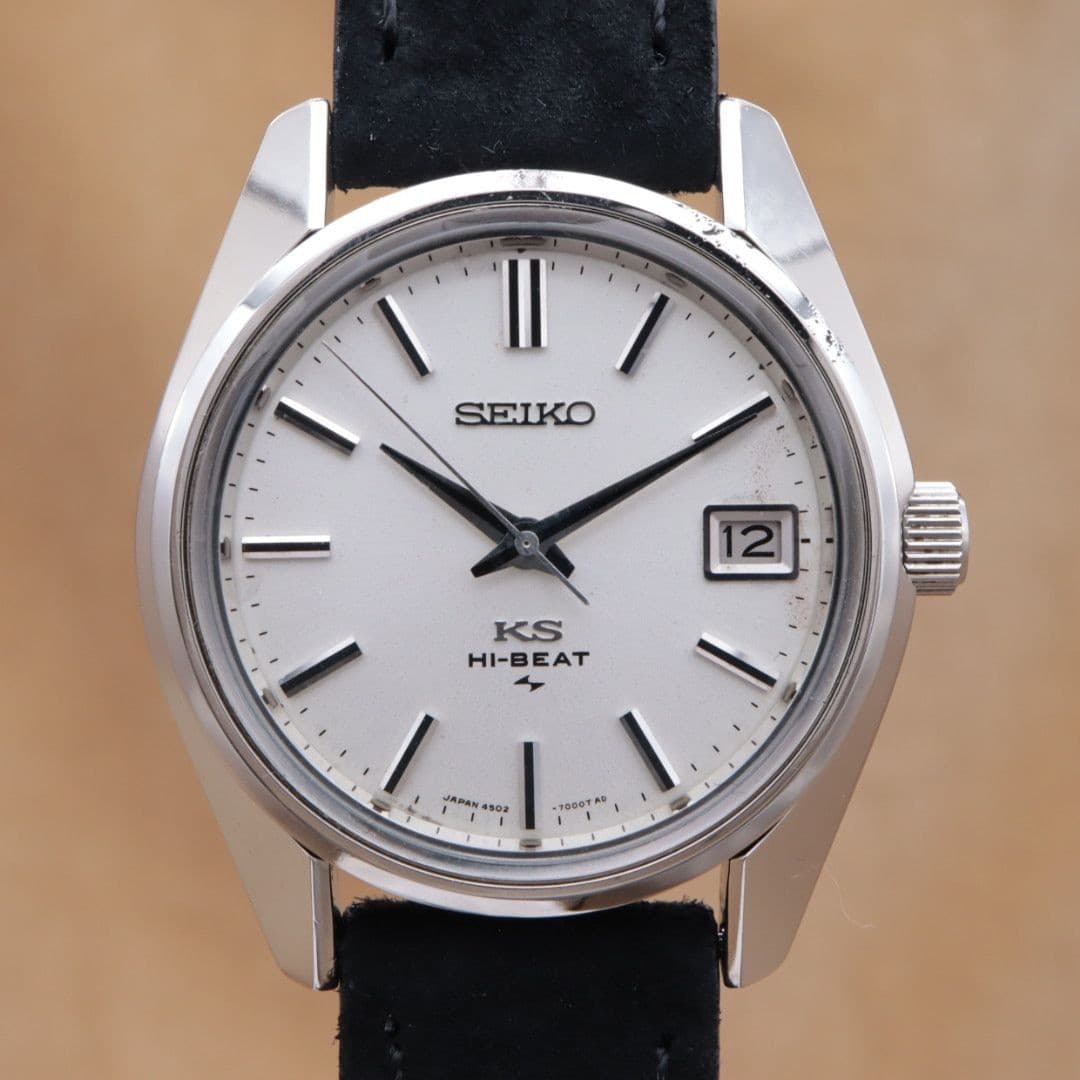 SEIKO KING SEIKO HI-BEAT 4502-7001 Hand-Wind 36mm Silver Dial
