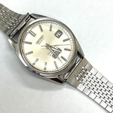 Seiko Seikomatic Weekdater 6218-8971 SS Silver Round Automatic 35-Jewels Men's