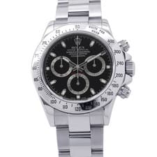 ROLEX Cosmograph Daytona 40mm Stainless Steel Black Dial 116520