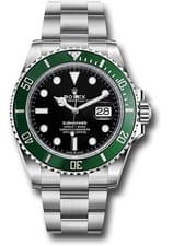 Rolex Submariner Black Dial on Oyster 126610LV Complete 2023