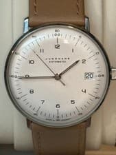 Junghans Max Bill Kleine 27/4107.02 Automatic Watch 34mm Sapphire Germany w/Box