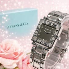 Good Condition Tiffany TIFFANY Atlas Square Watch Box TIFFANY,18942