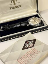 TISSOT Seastar T-12 *FULL SET* Vintage 1960’s Men’s Automatic Silver Watch 26750