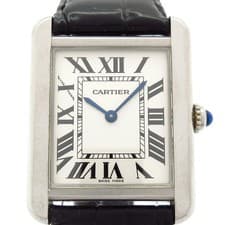 Cartier Tank Solo SM W5200005 7******* Black Women's Wrist Watch