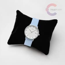 Junghans Form 047/4055.00 Unisex 34mm Silver Dial Date Quartz Watch NEW