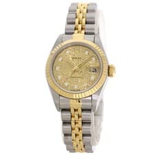 ROLEX DATEJUST 10P Diamond Watches 79173G Stainless Steel/SSxK18YG Ladies