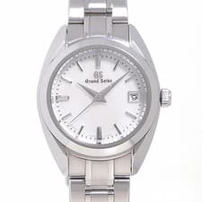 Grand Seiko STGF275 Elegance Collection Ladies Watch White Mother-of-Pearl SS