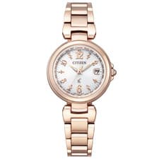 CITIZEN xC HAPPY FLIGHT EC1037-51A Eco-Drive Radio Solar Watch Sakura Gold Women