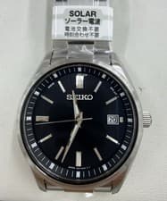 Seiko SBTM323 Solar Radio Men’s Watch Sapphire Glass 100M Japan Made Black Dial