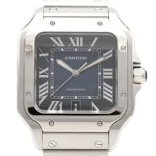 Authentic Cartier Santos de Cartier LM WSSA0030 Stainless Steel Mechanical A...
