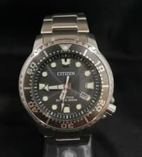 Citizen E168-A14ST Solar Men’s Watch 200m WR Stainless Steel Used