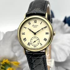 SEIKO Avenue Wristwatch Unisex White Dial Black Strap 31mm Quartz Timepiece