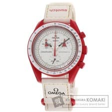 Swatch Omega MoonSwatch Mission to Mars Watch Ceramic Nylon Used Japan From Japa