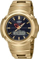 CASIO G-SHOCK FULL METAL AWM-500GD-9AJF Black Gold Atomic Men's Watch New in Box