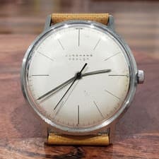 RARE 1962 Junghans Design "Original Max Bill" Vintage Watch Hand Winding 84/3963