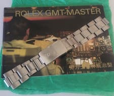 Rolex genuine 20 mm vintage 7836 Circa 1972 bracelet No end links, GMT 1675,1680