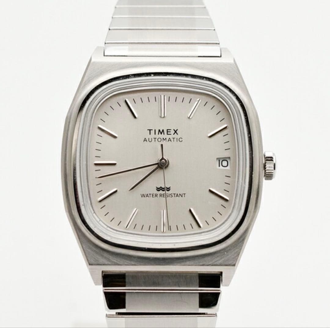 Timex automatic watch silver From Japan
