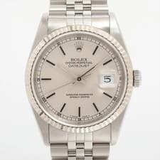 Rolex DATEJUST 36 16234 SS×WG SS AT Silver-Face