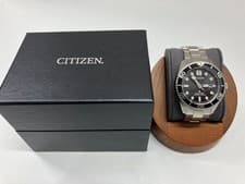 Citizen Eco-Drive E-168-00BFX09 Black Dial Diver's Watch