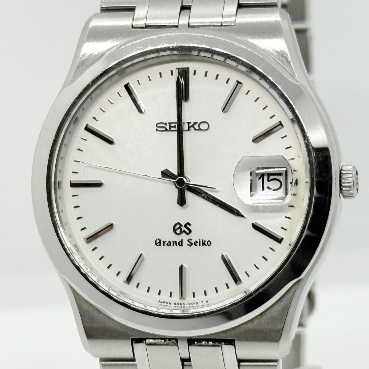 SEIKO GRAND SEIKO 8N65 9010 Silver QZ Men s Watch