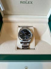 ROLEX BLUE DIAL OYSTER PERPETUAL 114300 39MM Stainless Steel Oyster Band