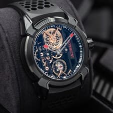Jacob & Co. Epic X Skeleton in black DLC Titanium, TiN movement LE Full Set!