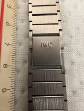 IWC Ingenieur Watch Band Leather Strap with Flash Fit Authentic