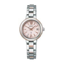 Seiko Lukia SSVW234 Pink Essential Solar Women's Watch New Boxed Japan