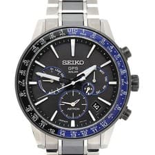 SEIKO Astron 5X Series Dual Time SBXC009 Black Working