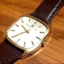 Girard Perregaux Vintage Manual Wind Gold Dial Mens Watch 34mm Working