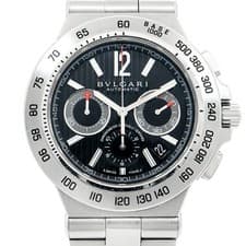BVLGARI WATCH DIAGONO PROFESSIONAL CHRONOGRAPH DP42SCH BLACK AUTOMATIC MEN'S F/S