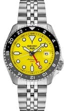 Seiko Mens Watch 5 Sports GMT Series Steel