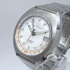 Orient Star Automatic Watch FE05-C0 Silver Dial 40mm See-Through Case Back