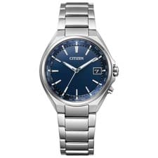 CITIZEN ATTESA CB1120-50L Blue Eco-Drive Solar Radio Men's Watch New in Box