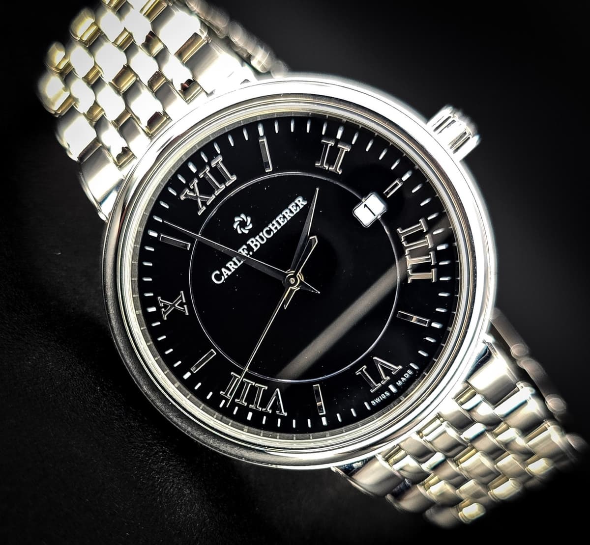 Carl F. Bucherer Adamavi Automatic Black Dial Watch Full Set 00.10314.08.35.21