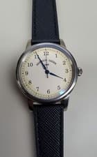 HEINRICH-GEISEN Manual Hand-Winding Watch 17 Jewels Vintage 37mm