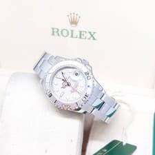 Rolex 29mm Oyster Perpetual Platinum Dial Lady Yachtmaster REF: 169622 (2012)