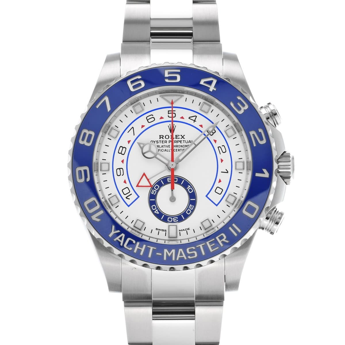 ROLEX Yacht-MasterII 116680 white WATCH 726714