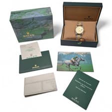 Rolex Datejust wristwatch ref. 16233 vintage 1933 stock background